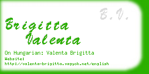 brigitta valenta business card